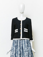 【BONICA　dot　GARDEN】ツィードJK/ブラック