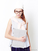 【BONICA　dot　GARDEN】ペプラムウィンドペンBL/ネイビー