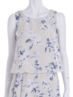 【DUO】 リゾートフラワータンクBL/イエロー