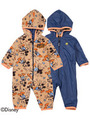 【Disney Collection】FLEECE  REVERSIBLE  COVERALL/BEIGE