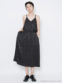 【IKUMI】IKUMI PRINT CAMISOLE ONE-PIECE/WHITE