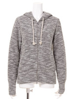 【Planet blue world】ニットパーカー/グレー