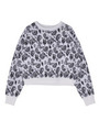 【S】Jacquard paisley BLOCK KNIT TOP/BLK