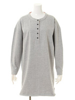 【gelato pique garden】ヘンリーネックドレス/WHT