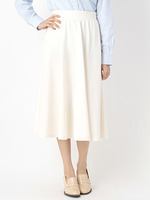 【3/26放送ヒルナンデス！紹介商品】CM着用　すきな丈スカート　ミモレ/Ivory