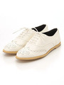 【3/26放送ヒルナンデス！紹介商品】ウィングチップシューズ/Off White