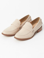 エナメルローファー/ブルー