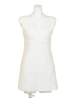 カシュクールAラインタンクOP/オフホワイト