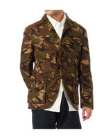 カモフラージュ柄ジャケット/ブラウン系(954)
