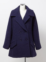 カラーブークレーコート/ネイビー