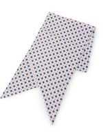 カラー小紋柄スカーフ/ホワイト(401)