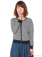 【3/26放送ヒルナンデス！紹介商品】ガンガンカーディガンギンガムチェック/Navy