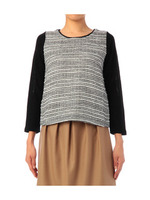 ガンティプルオーバニット/ブラック(019)