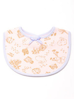 キラキラドリームプリントビブ/パープル