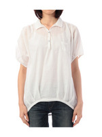 ギャザースキッパーシャツ/ホワイト(003)