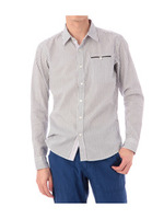 クラシックストライプシャツ/ブラック(319)