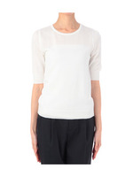 クルーネックハイゲージニット/ライトグレー(011)