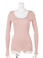 コットンリブインナーロンT/グレイ