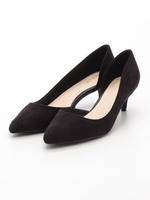 サイドオープンスエードパンプス/PINK