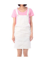 サロペットスカート/ホワイト(001)