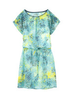 シアーフラワーシフォンワンピース/グリーン系(121)