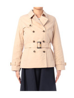 ショートトレンチコート/ベージュ(052)