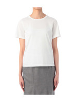 シンプルクルーネックプルオーバー/ホワイト(001)