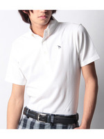 ストレッチ鹿の子ポロシャツ/ブラック(019)