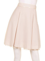 タックフレアスカート/ベージュ