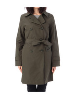 ダブルスプリングコート/カーキ(027)