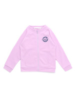 バックプリントジップカーディガン/ライトブルー(091)