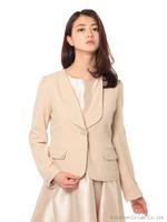 パーティードレス・ジョーゼットテーラージャケット/クロ