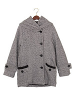 フードWコクーン／CT/クロ/モク