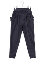 フリルポケットパンツ/ダークブルー