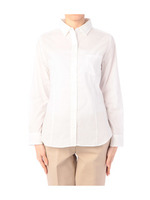 ベーシックコットンブラウス/ライトブルー(091)