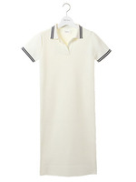 ポロニットワンピース/NVY