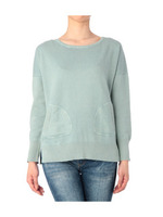 ラウンドポケットニットプルオーバー/ネイビー系(093)