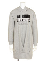 ラバー+刺繍 裏毛/ネイビー