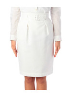 ラメジャカードスカート/ホワイト(401)