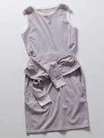 ランダムボーダー　ワンピース/グレー