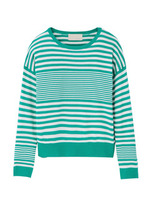 ランダムボーダーニット/ブルー系(392)