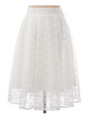 レースミモレタケスカート/ミント
