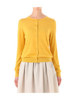 レーヨン混クルーネックカーディガン/ベージュ系(051)