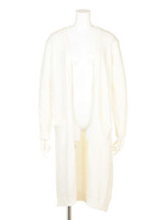 ローゲージロングカーデ/カーキ