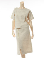 ロッシュダンボールベルト付きスカート/D-GRAY