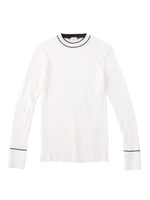 ワイドリブ プルオーバー/ホワイト(002)