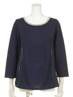 ワッフルビジューP/O/ブラック