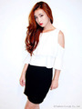 肩開きラッフルジャガードTOPS /BLK