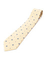 小紋柄ネクタイ/ライトベージュ(451)