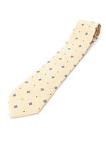 小紋柄ネクタイ/ライトベージュ(451)